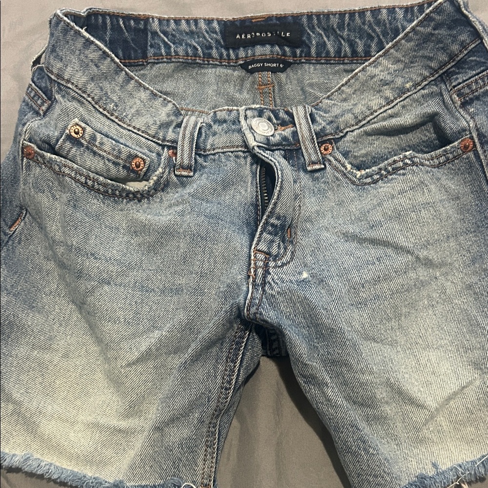 Aeropostale Light Blue Jean Shorts